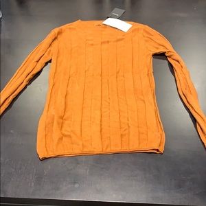 Ribbed Knit Cashmere Sweater